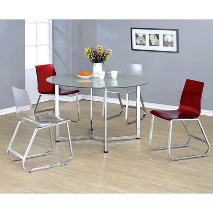  Furniture of America Yvetti Dining Chair CM3990RD-SC-2PK IMAGE 2