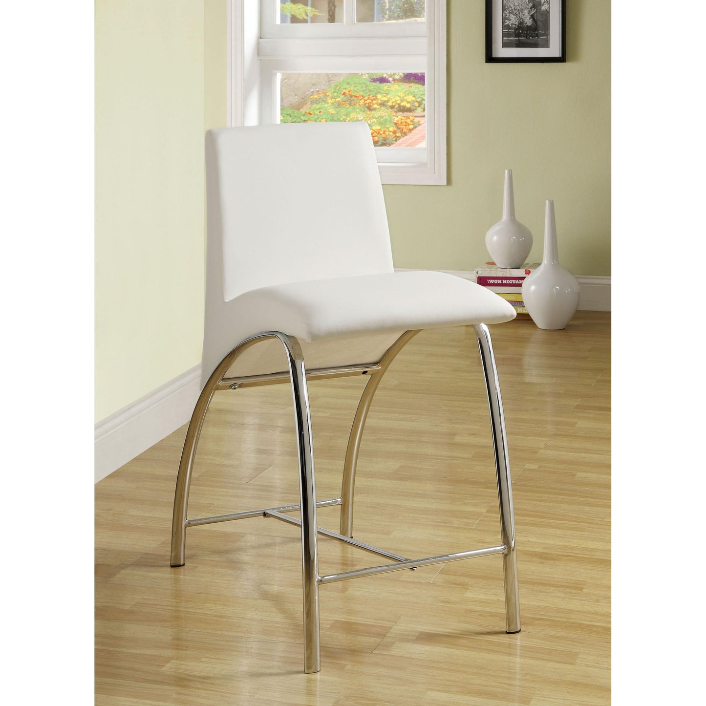  Furniture of America Wailoa Counter Height Dining Chair CM8370WH-PC-2PK IMAGE 1