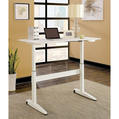  Furniture of America Office Desks Desks CM-DK6092L-WH-TABLE IMAGE 2