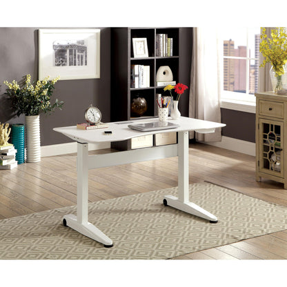  Furniture of America Office Desks Desks CM-DK6092S-WH-TABLE IMAGE 3