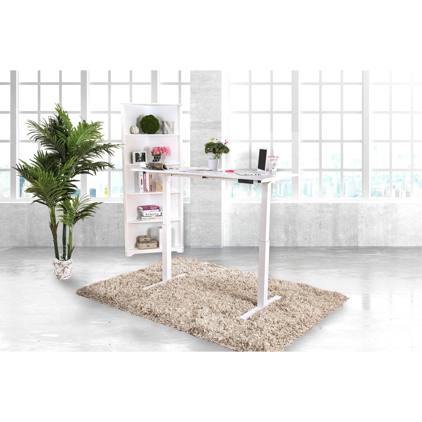  Furniture of America Office Desks Desks CM-DK6454L-WH IMAGE 3
