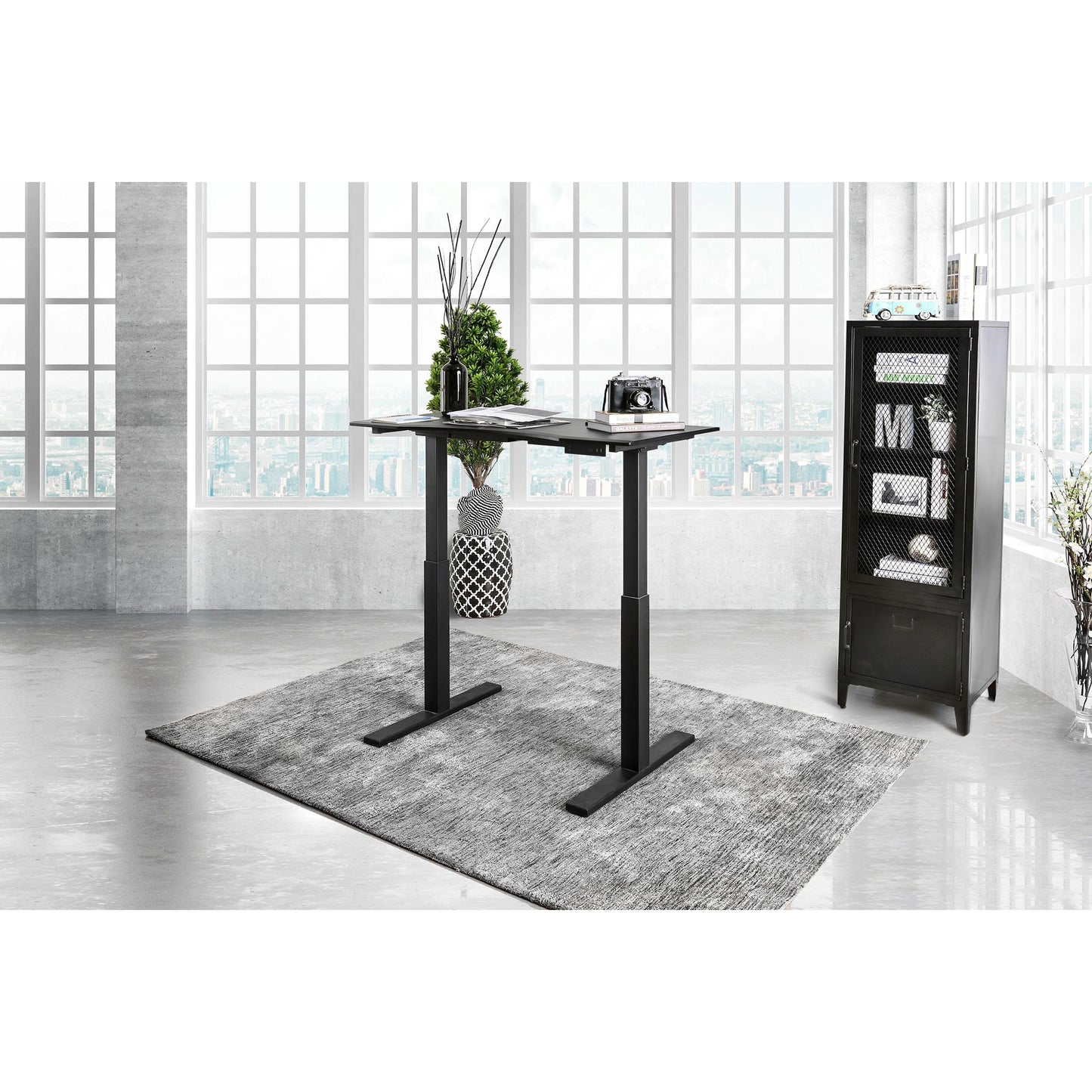  Furniture of America Office Desks Desks CM-DK6454S-BK IMAGE 3