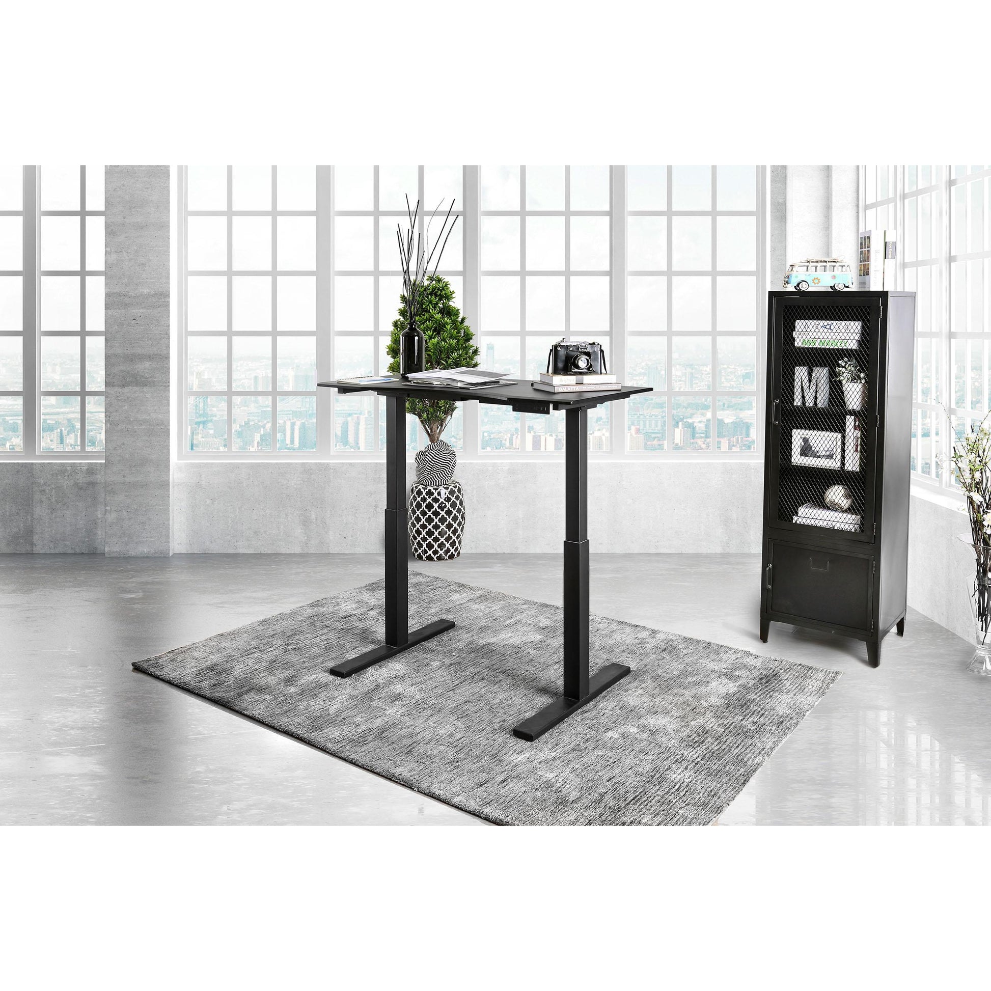 Furniture of America Office Desks Desks CM-DK6454S-BK IMAGE 3