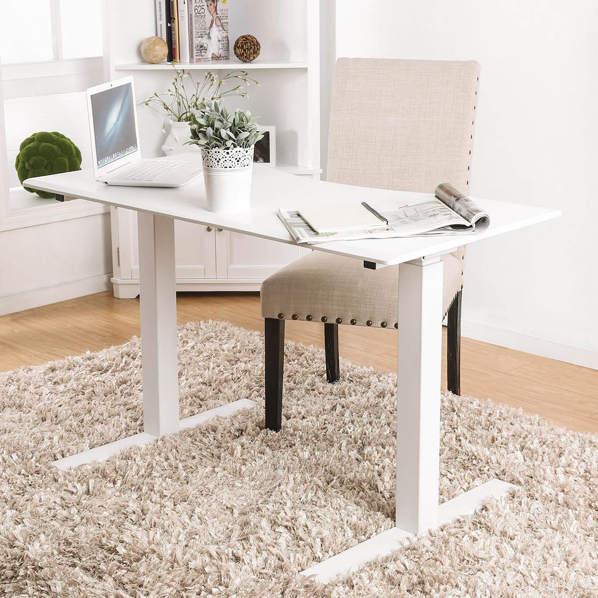 Furniture of America Office Desks Desks CM-DK6454S-WH IMAGE 1