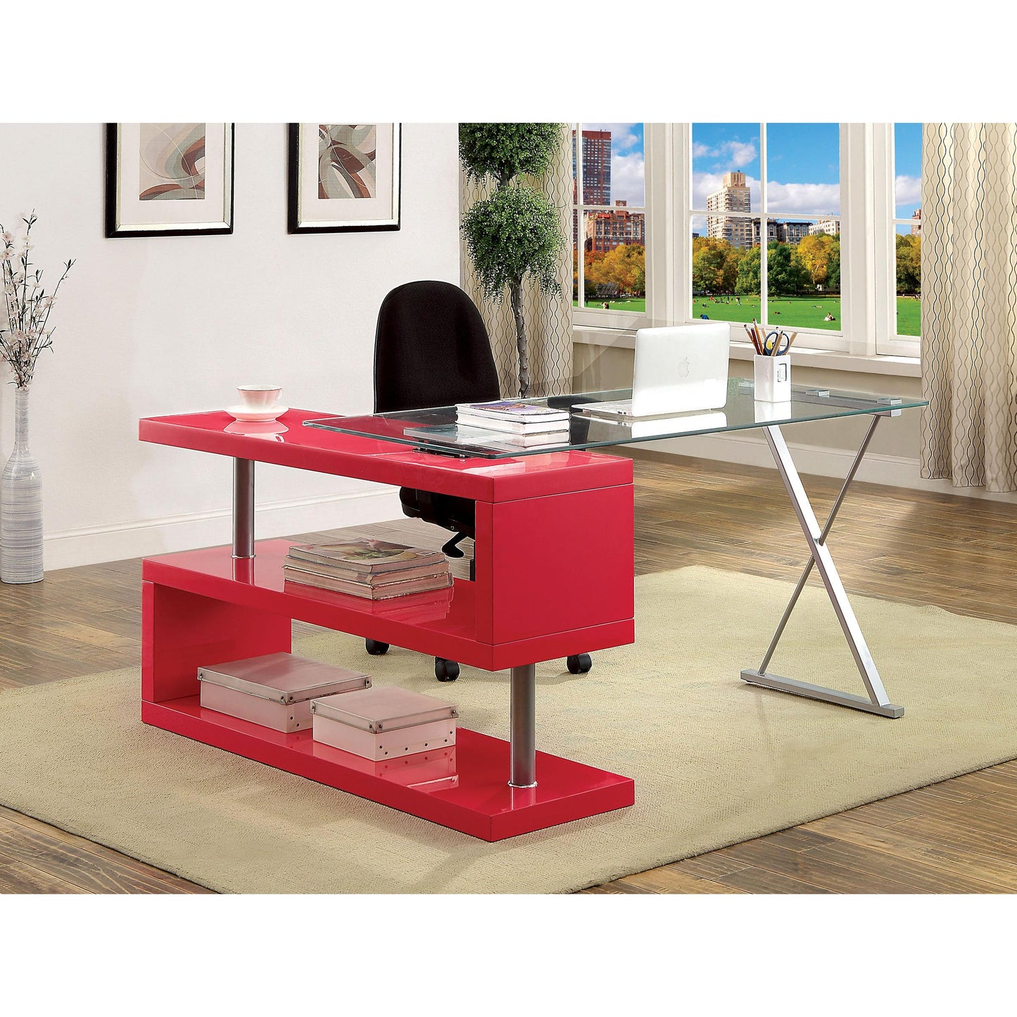 Furniture of America Office Desks Desks CM-DK6131RD IMAGE 3