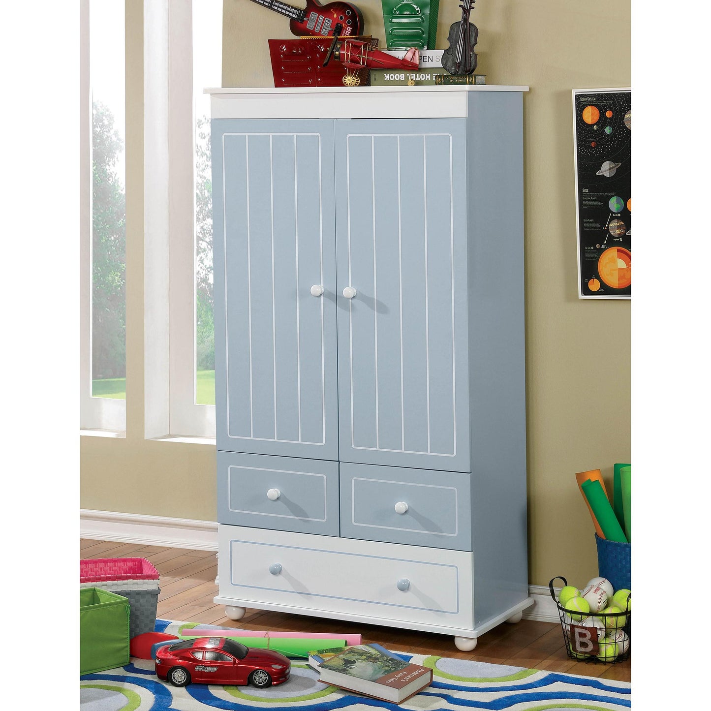  Furniture of America Kids Armoires Armoire CM7851AR IMAGE 2
