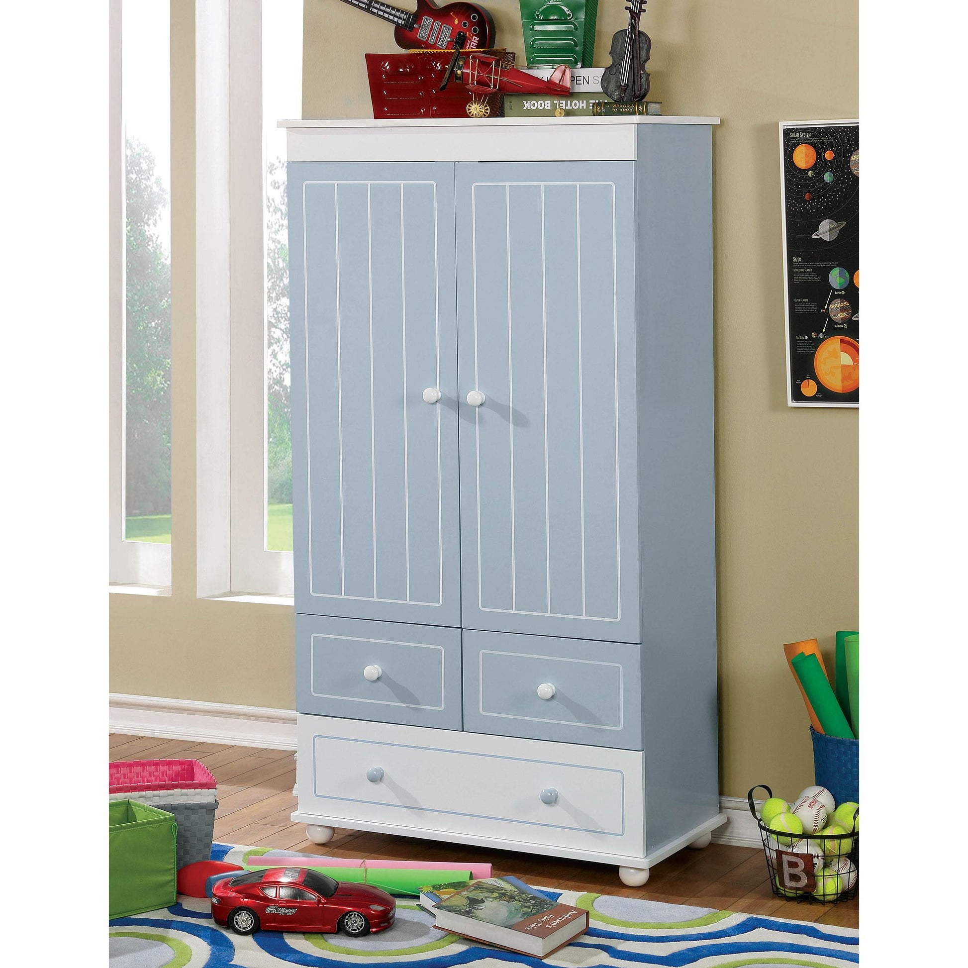  Furniture of America Kids Armoires Armoire CM7851AR IMAGE 2