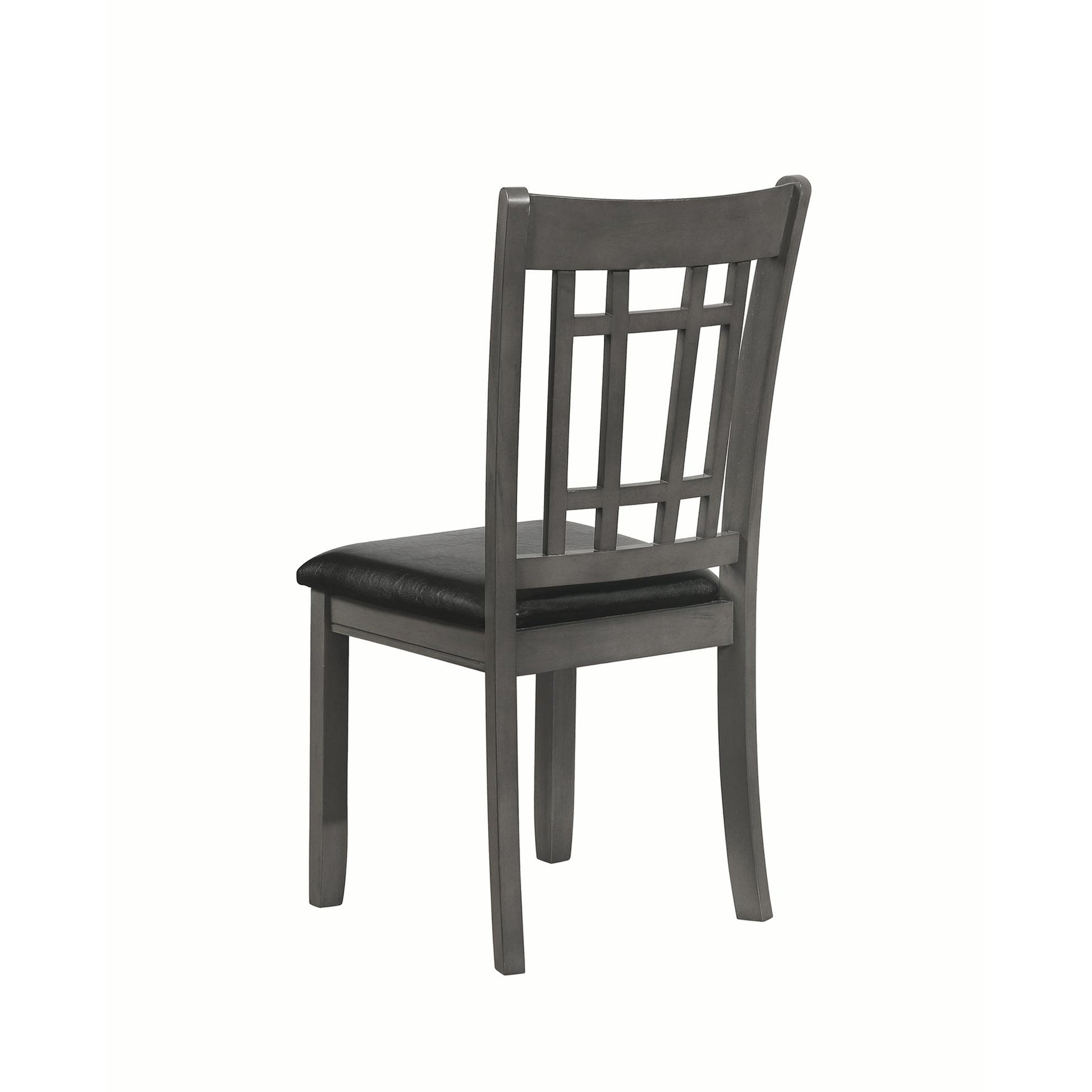Coaster Furniture Lavon 108212 Wood Dining Side Chair - Medium Grey (Set of 2) IMAGE 4