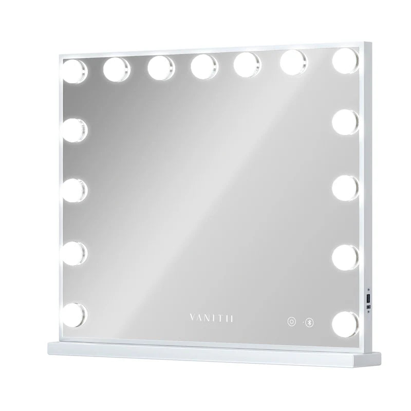 Mary Vanity Mirror 15 Dimmable LED Bulbs