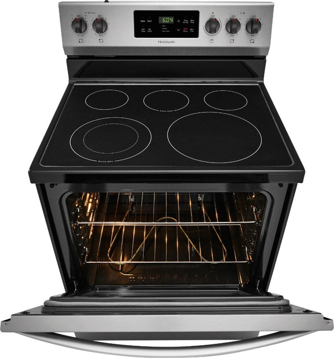 Frigidaire - 5.3 cu. ft. Self-Cleaning Freestanding Electric Range - Stainless Steel