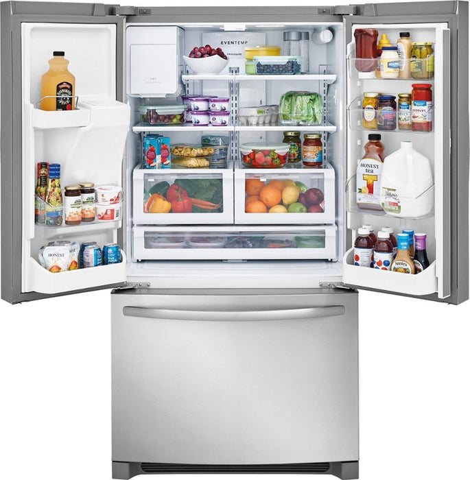 Frigidaire - 26.8 Cu. Ft. French Door Refrigerator - Stainless steel