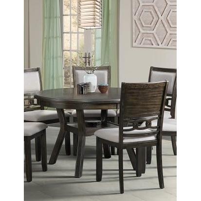 Elements International Amherst DAH500DT Dining Table - Dark Brown IMAGE 1