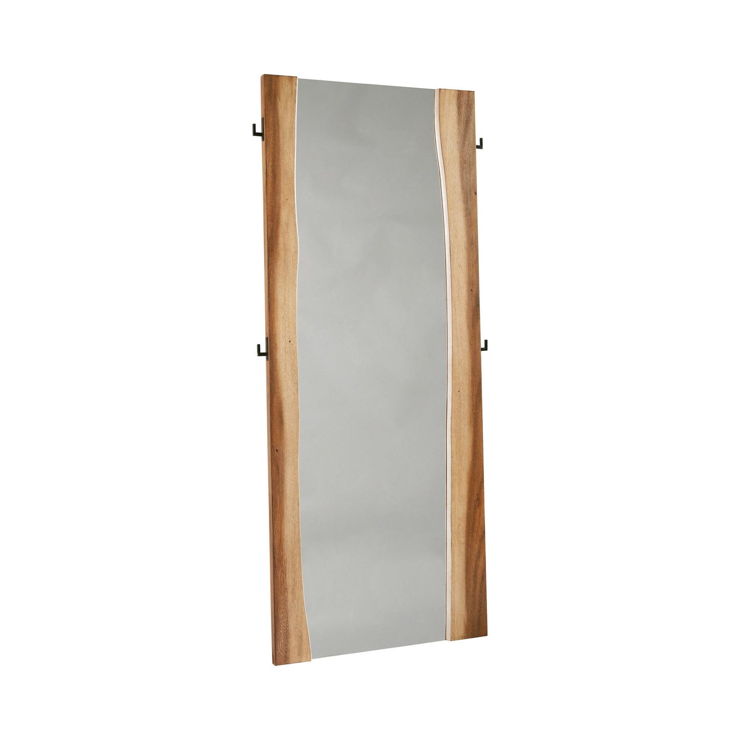  Coaster Furniture Winslow 223256 31 x 76 Inch Standing Floor Mirror - Smokey Walnut IMAGE 1
