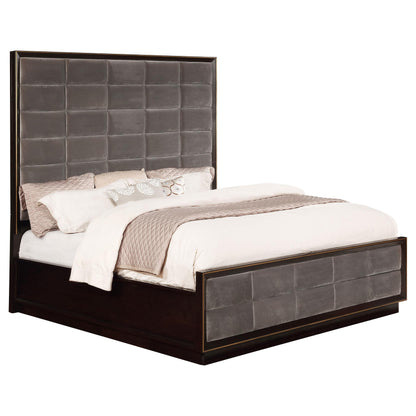 Coaster Furniture Durango 223261KE 77-inch Eastern King Panel Bed - Smoked Peppercorn IMAGE 2