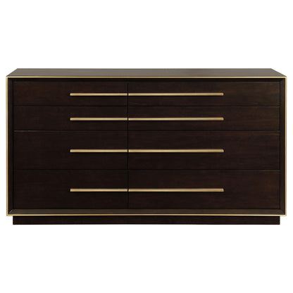 Coaster Furniture Durango 223263 8-Drawer Dresser - Smoked Peppercorn IMAGE 2