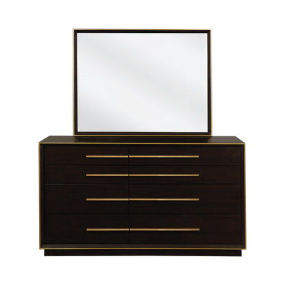  Coaster Furniture Durango 223264 Dresser Mirror - Smoked Peppercorn IMAGE 2