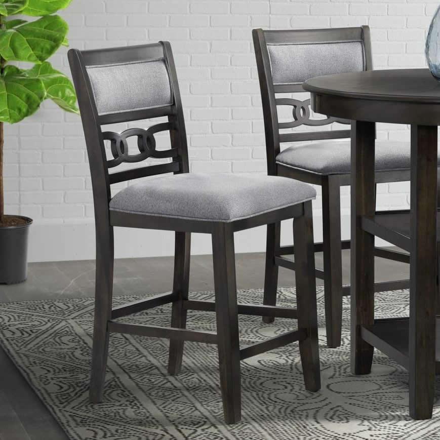Elements International Amherst DAH555PCSC Counter Height Side Chair IMAGE 1