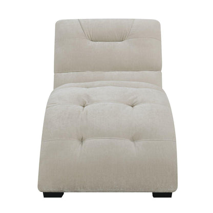  Elements International Dominick UDK1745110E Chaise - Amigo Linen IMAGE 2