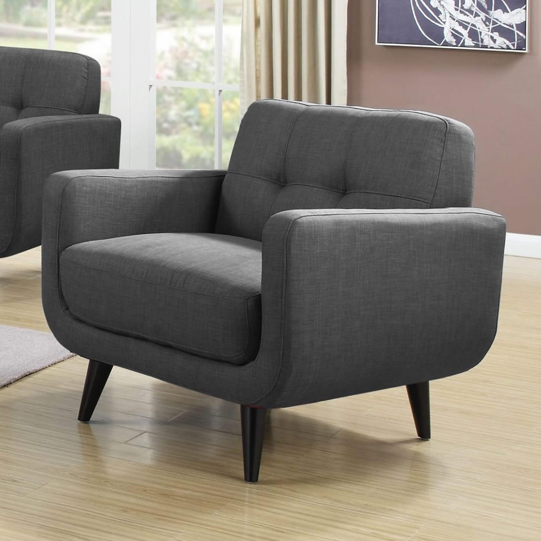 Elements International Hadley UHD090100 Chair - Heirloom Charcoal IMAGE 1