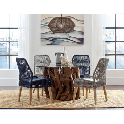 Coaster Furniture Nakia 110033 Woven Rope Dining Side Chairs - Grey IMAGE 9