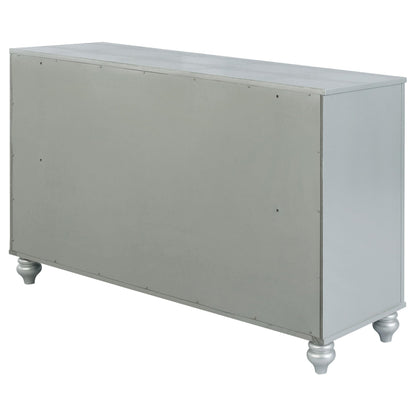  Coaster Furniture Gunnison 223213 6-Drawer Dresser - Silver Metallic IMAGE 7