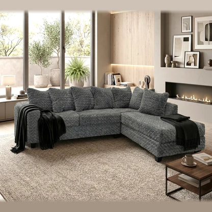 610 sectional - charcoal