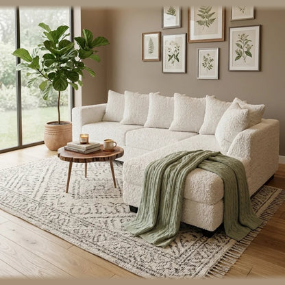 610 sectional - cream