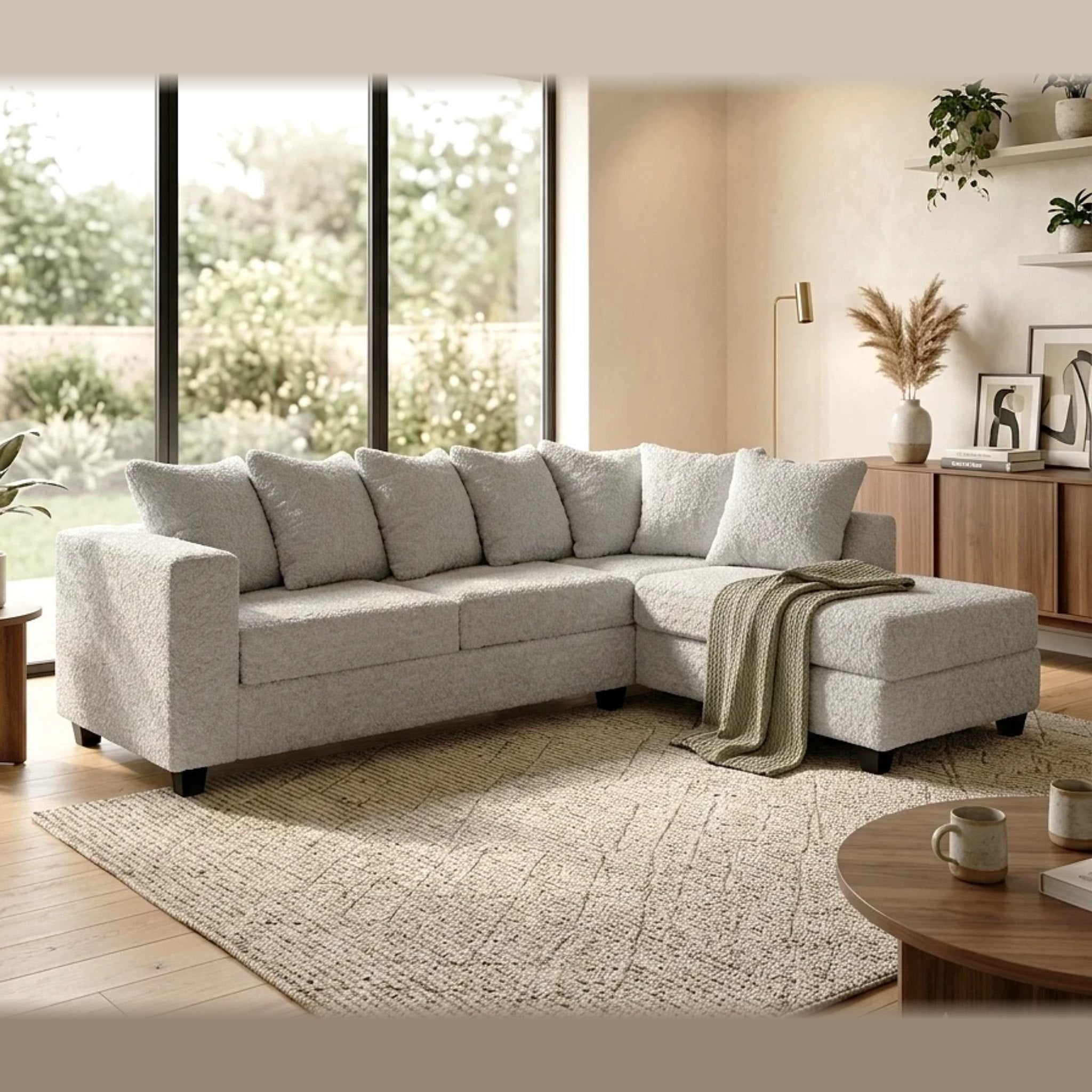 610 sectional - gray