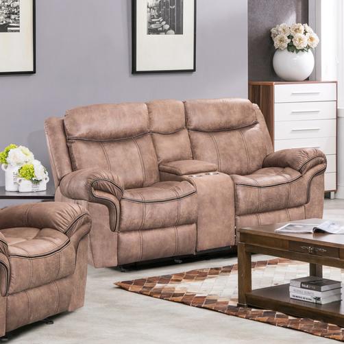 Generation Trade Boulder 689321 Loveseat - Sand IMAGE 1