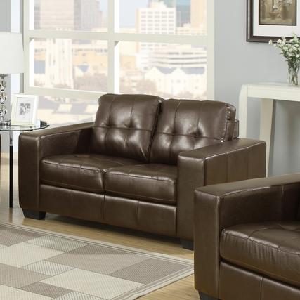 Generation Trade Sedona 591321 Loveseat - Chocolate IMAGE 1