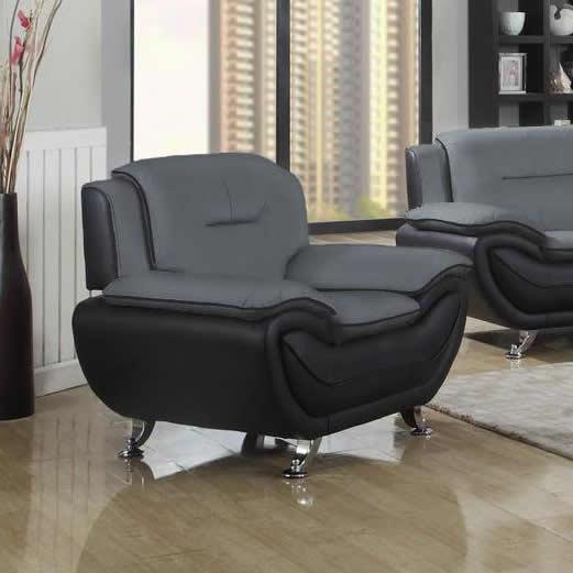 Generation Trade Metro 531012 Chair - Grey & Black IMAGE 1