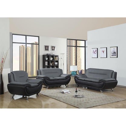 Generation Trade Metro 531012 Chair - Grey & Black IMAGE 2