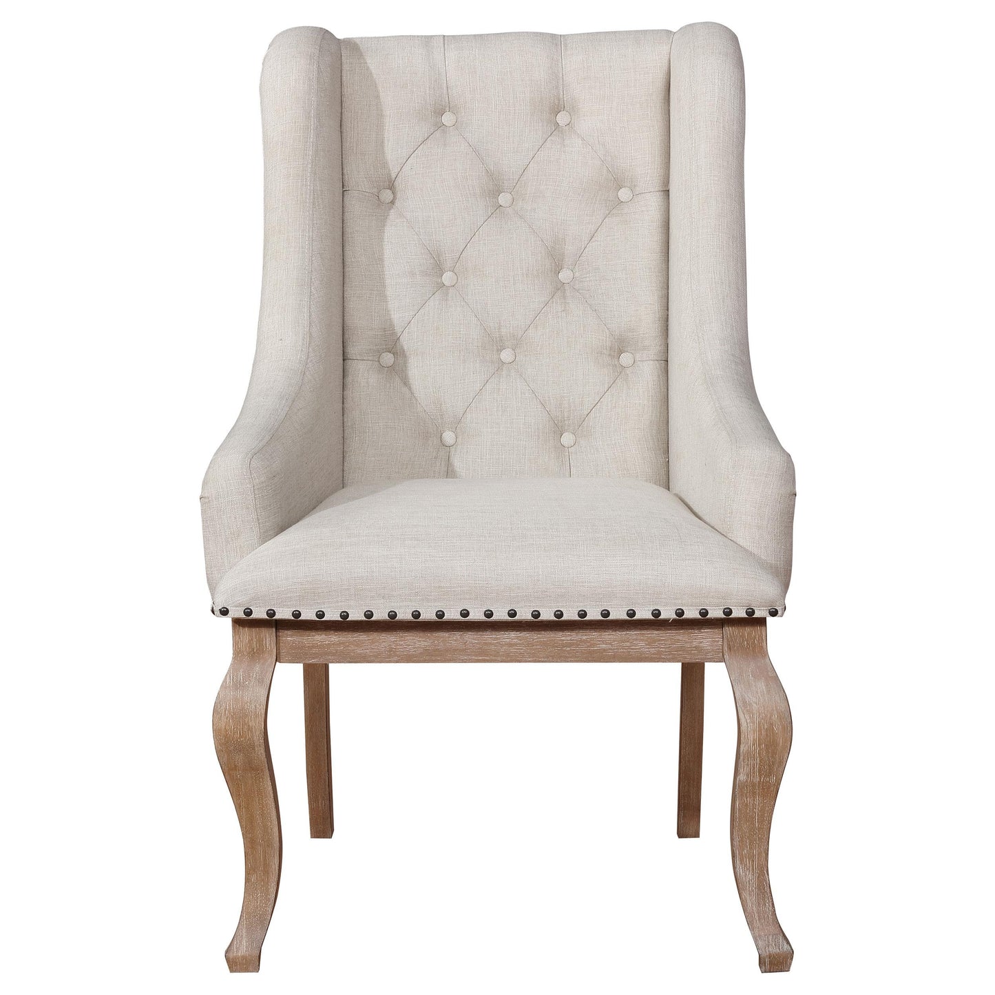 Coaster Furniture Brockway 110293 Upholstered Arm Chair - Barley Brown IMAGE 2
