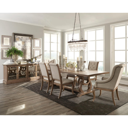 Coaster Furniture Brockway 110295 4-door Dining Sideboard Buffet Cabinet - Barley Brown IMAGE 3
