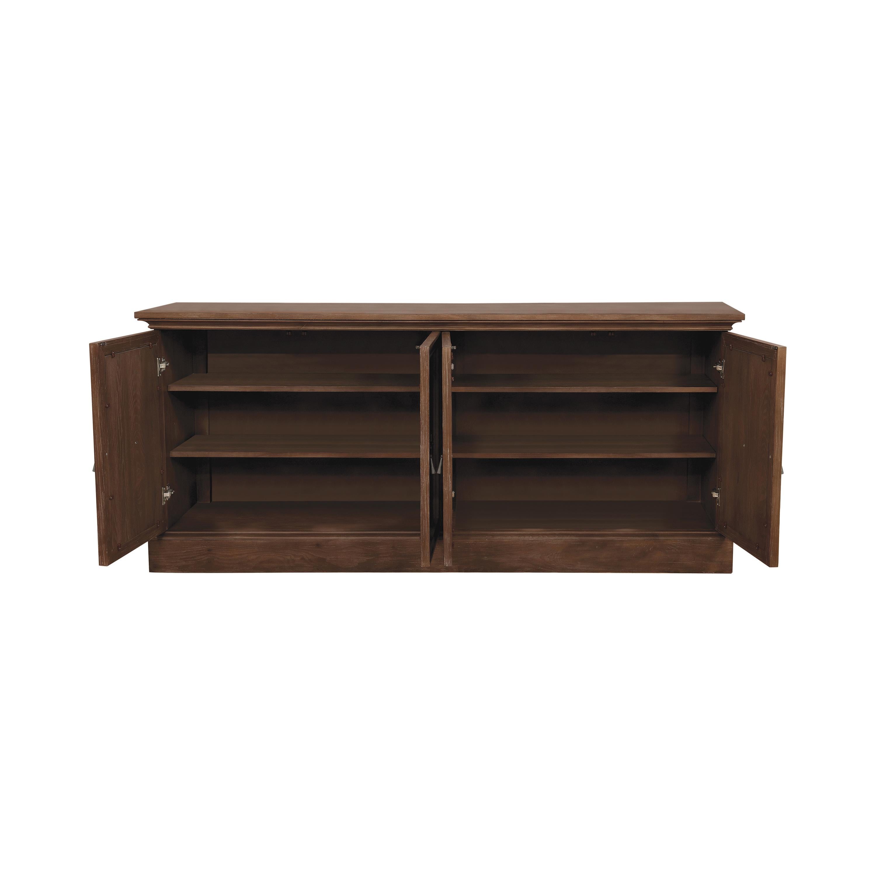 Coaster Furniture Brockway 110315 4-door Dining Sideboard Buffet Cabinet - Antique Java IMAGE 1