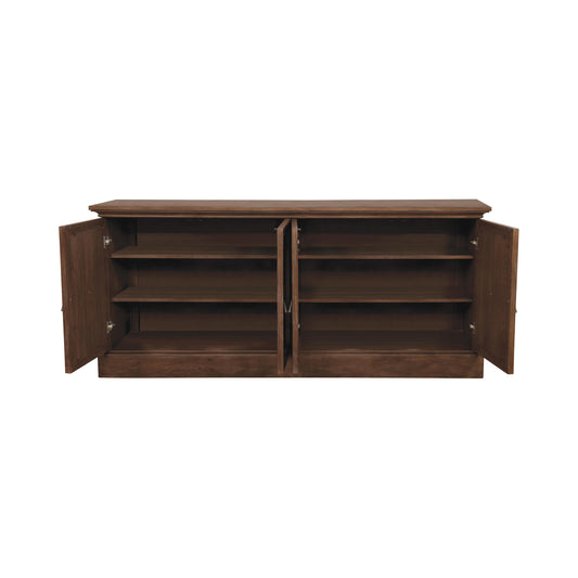 Coaster Furniture Brockway 110315 4-door Dining Sideboard Buffet Cabinet - Antique Java IMAGE 1