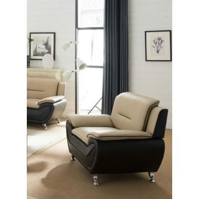Generation Trade Metro 531512 Chair - Beige & Brown IMAGE 1