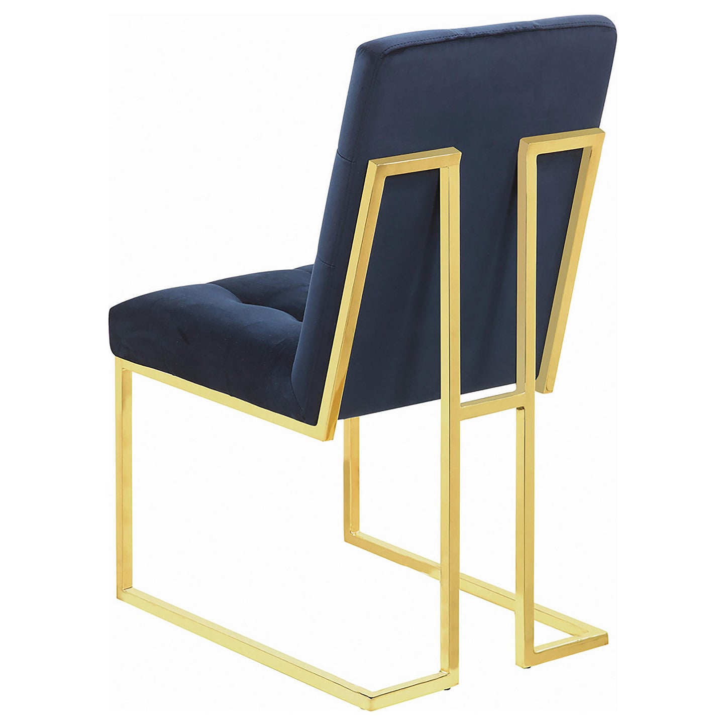 Coaster Furniture Cisco 192493 Velvet Upholstered Dining Side Chair - Gold IMAGE 5