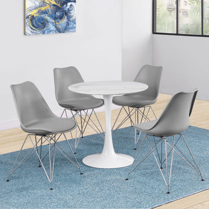 Coaster Furniture Juniper 110262 Polypropylene Dining Side Chair - Grey IMAGE 10