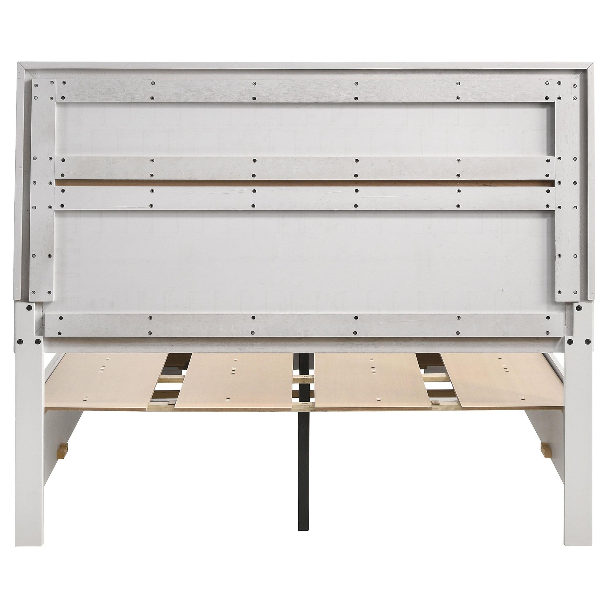 Coaster Furniture Miranda 205111F 51-inch Wood Full Storage Panel Bed - White IMAGE 6