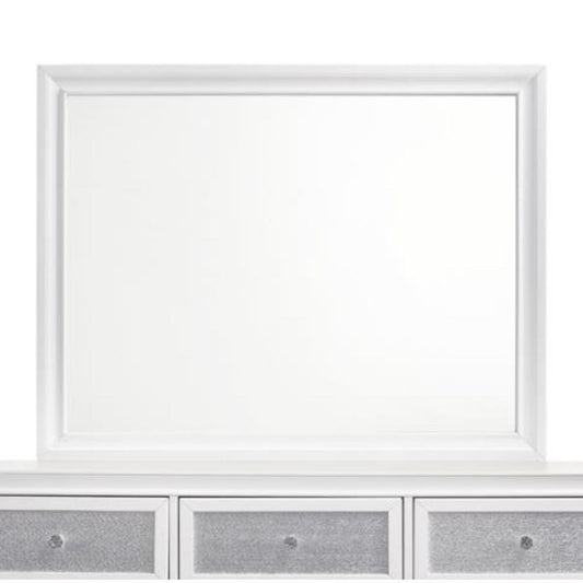 Coaster Furniture Barzini 205894 Dresser Mirror - White IMAGE 1