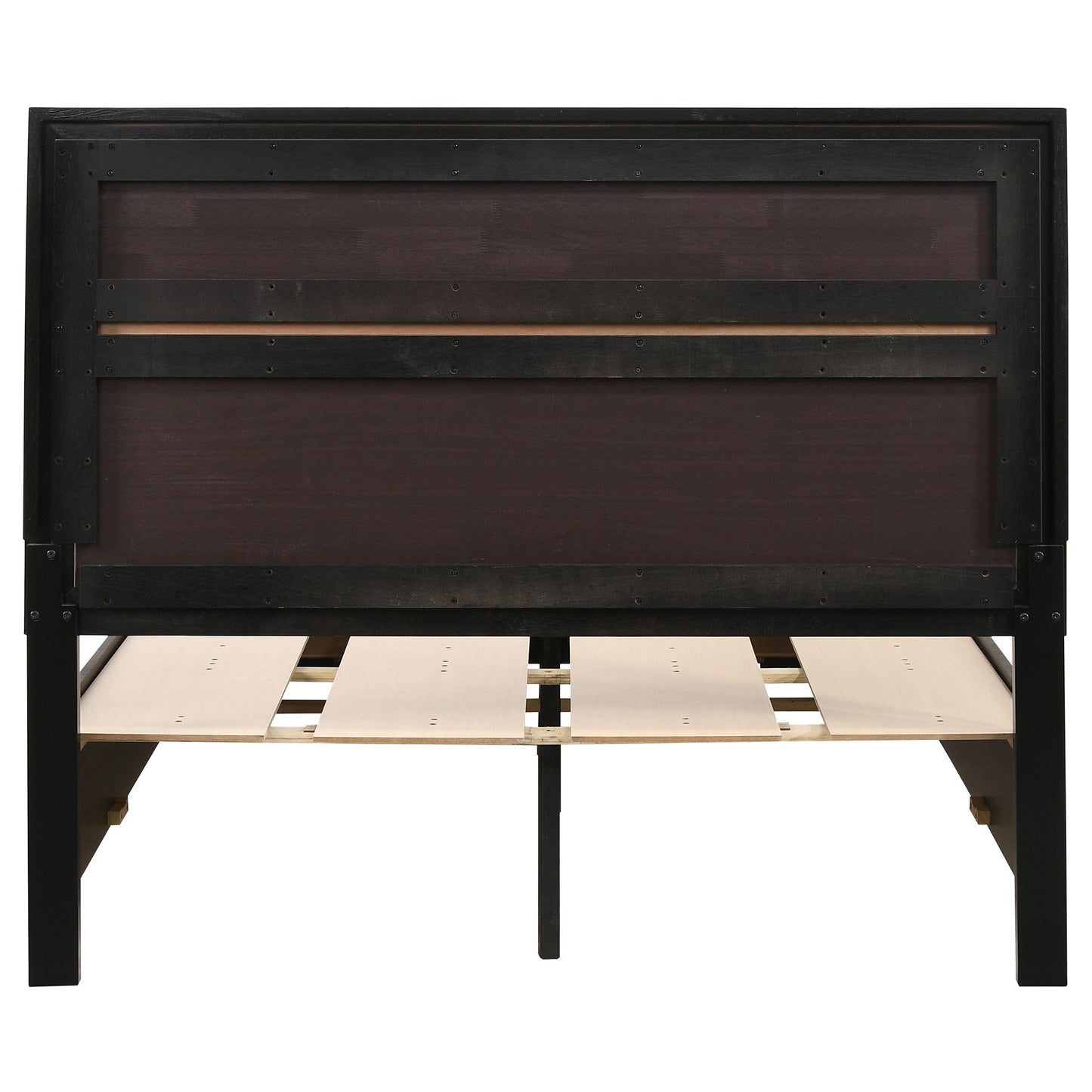 Coaster Furniture Miranda 206361F 51-inch Wood Full Storage Panel Bed - Black IMAGE 7