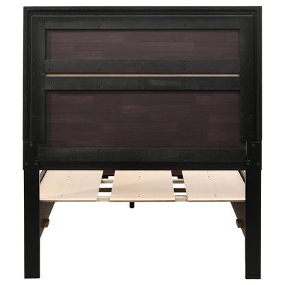 Coaster Furniture Miranda 206361T 51-inch Wood Twin Storage Panel Bed - Black IMAGE 7