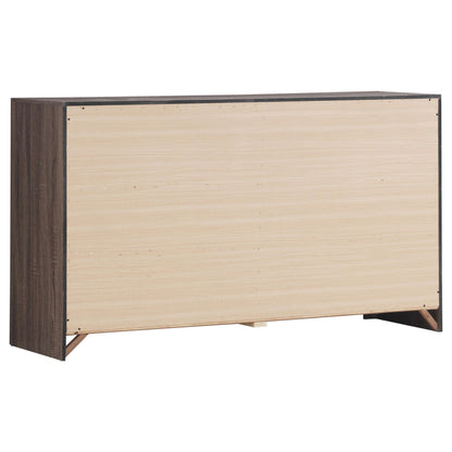 Coaster Furniture Brantford 207043 6-Drawer Dresser - Barrel Oak IMAGE 5