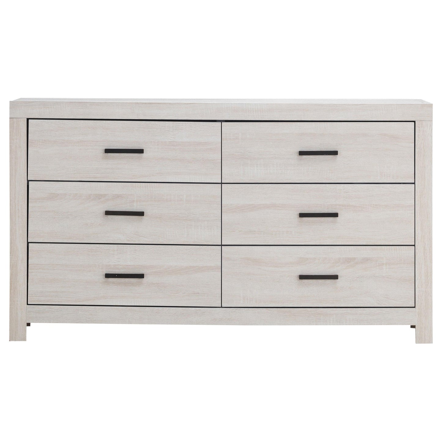 Coaster Furniture Brantford 207053 6-Drawer Dresser - Coastal White IMAGE 2