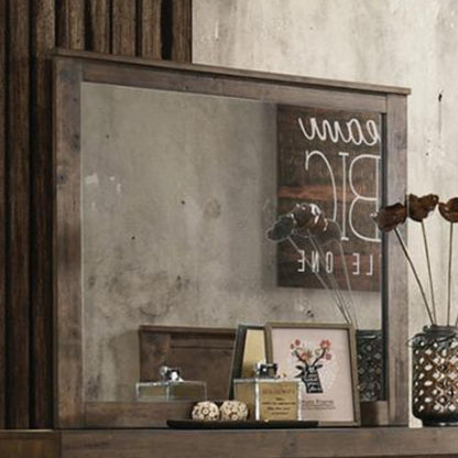  Coaster Furniture Woodmont 222634 Dresser Mirror - Rustic Golden Brown IMAGE 1