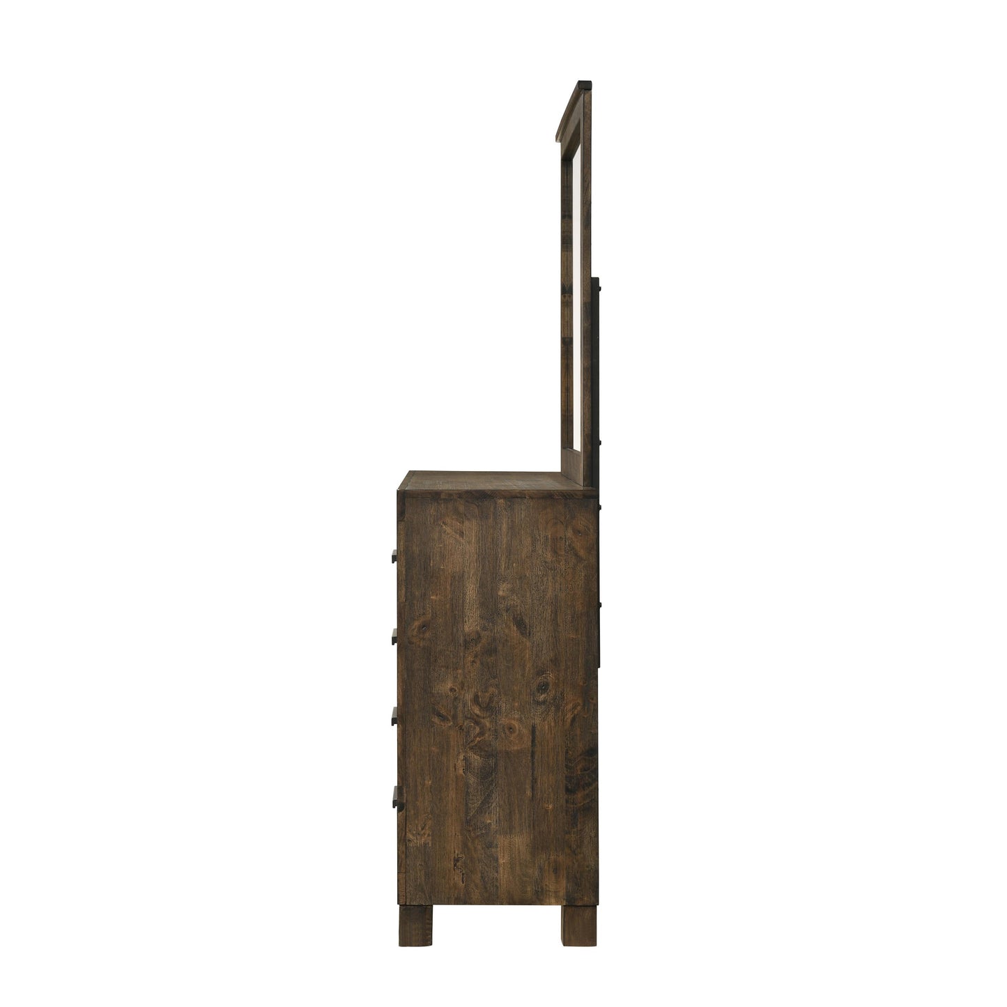  Coaster Furniture Woodmont 222634 Dresser Mirror - Rustic Golden Brown IMAGE 3