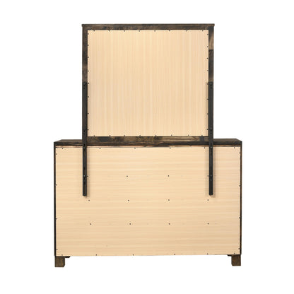  Coaster Furniture Woodmont 222634 Dresser Mirror - Rustic Golden Brown IMAGE 4