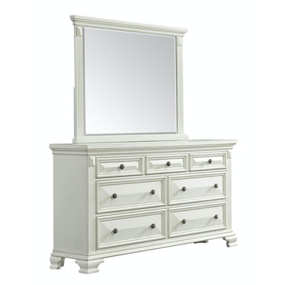 Elements International Calloway CY700DRMR 7-Drawer Dresser w/ Mirror IMAGE 1