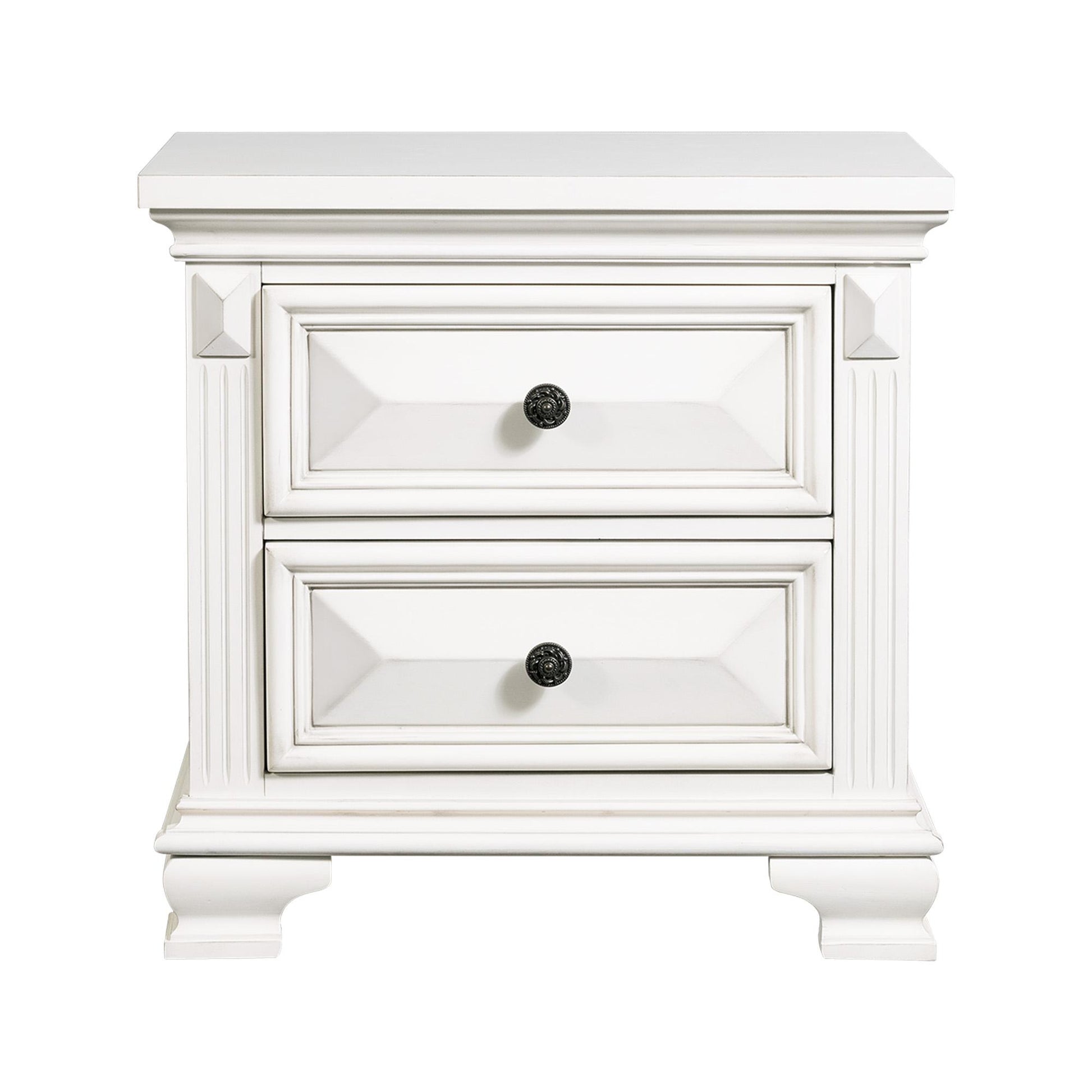 Elements International Calloway CY750NS 2-Drawer Nightstand IMAGE 2